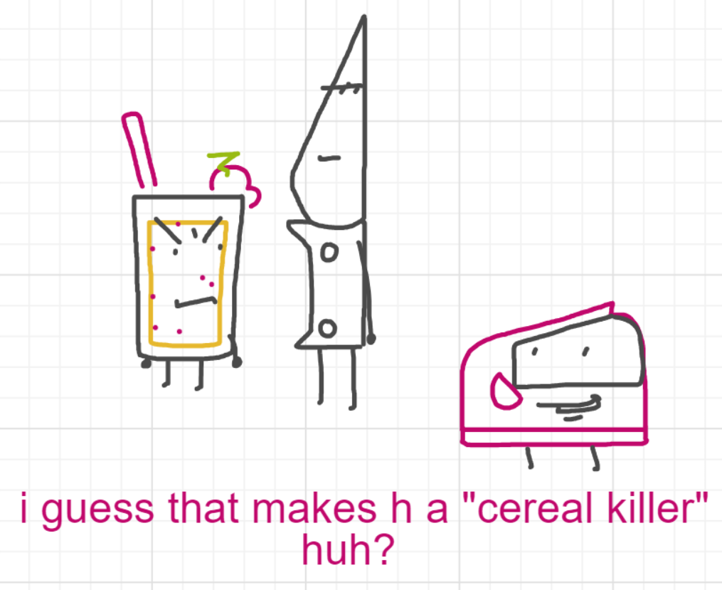 A panel from Running Duos, episode four of the Board Boards object show by Furretwalk/WalkingFurret.